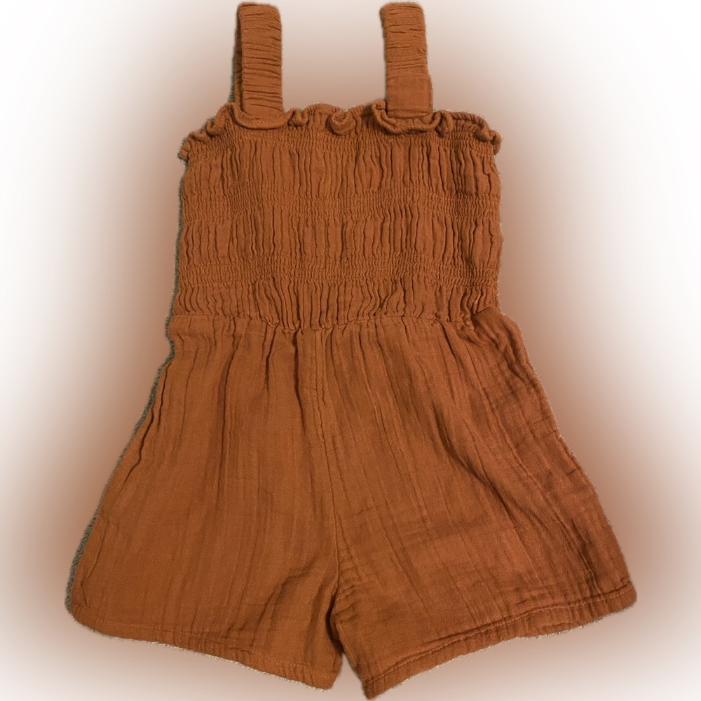 Old Navy Toddler Rust Romper 3T